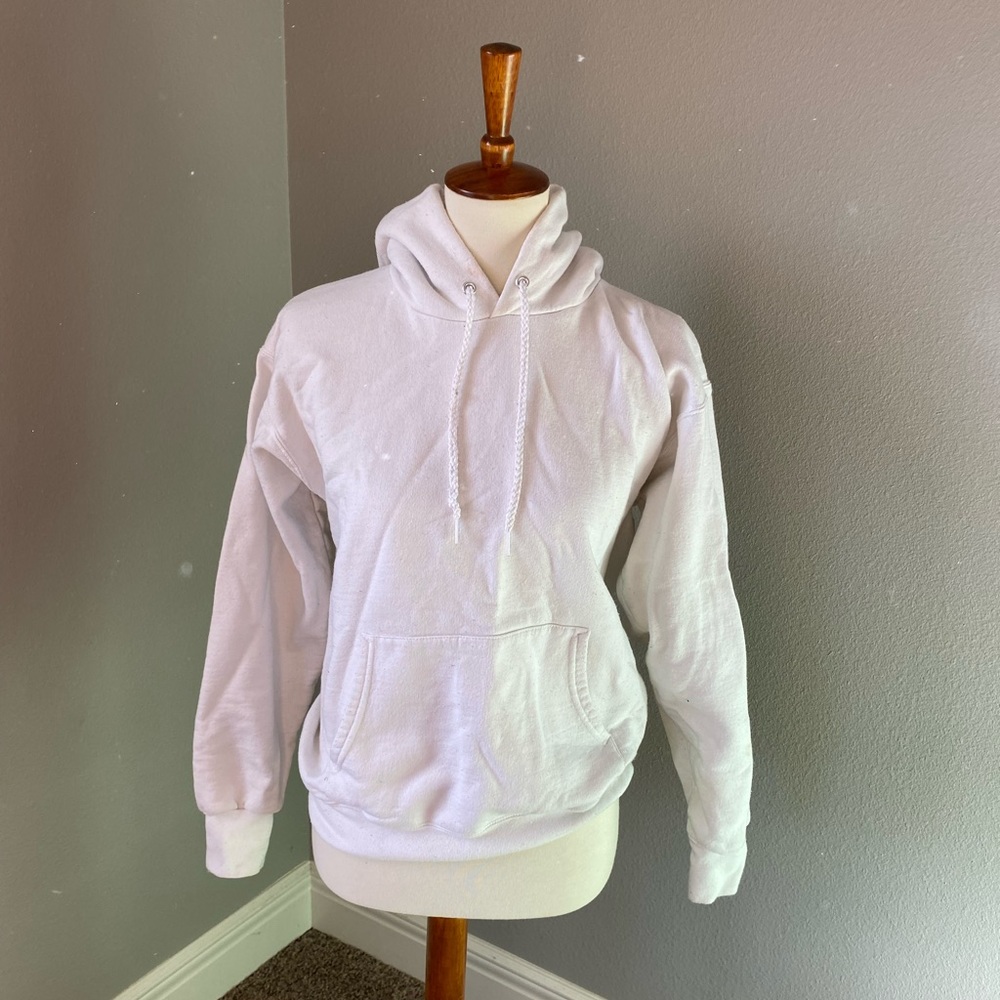white hoodie